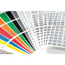 HellermannTyton TCWM1 - marker book w/45 markers each # 0-9