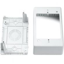 HellermannTyton TSRPW-JB1 - sngl gang junction box, 1-1/4", WH, TSRP