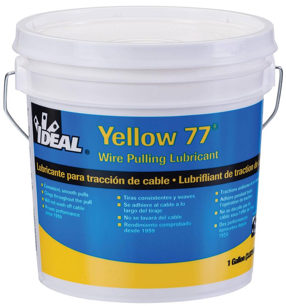 Yellow Lubricant,Ideal,1 GAL Bucket Capacity,For