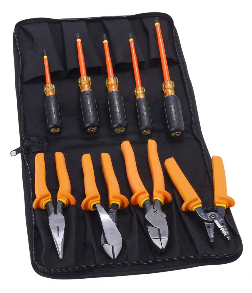 9 PC INSULATED TOOL KIT W BAG