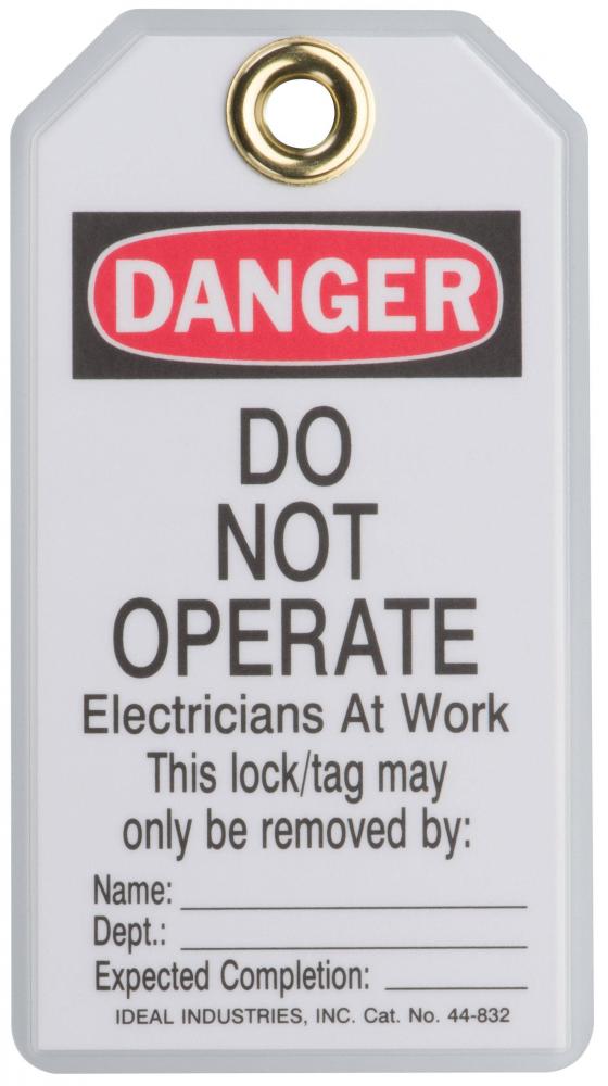 HEAVY DUTY LOCKOUT TAG