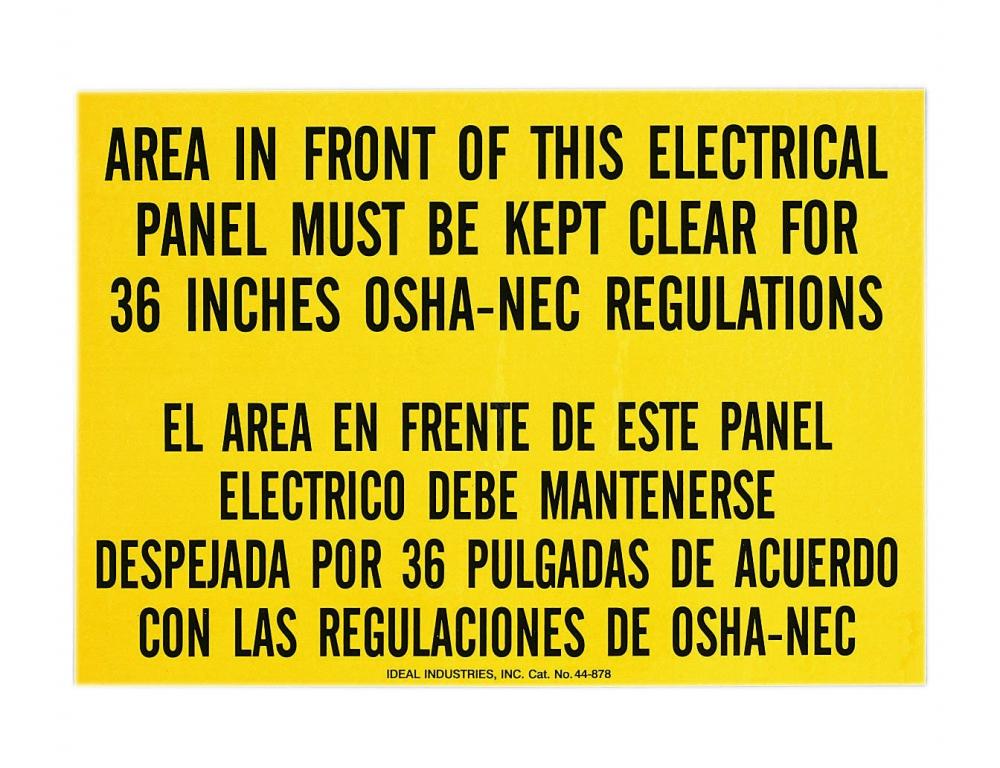 Safety Sign,Ideal,Self-Sticking,Lockout,Polyeste