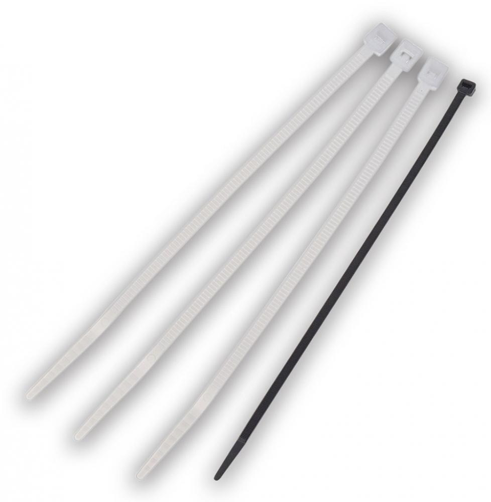 CBL TIE,8&#34;,50LB,NAT,100PK