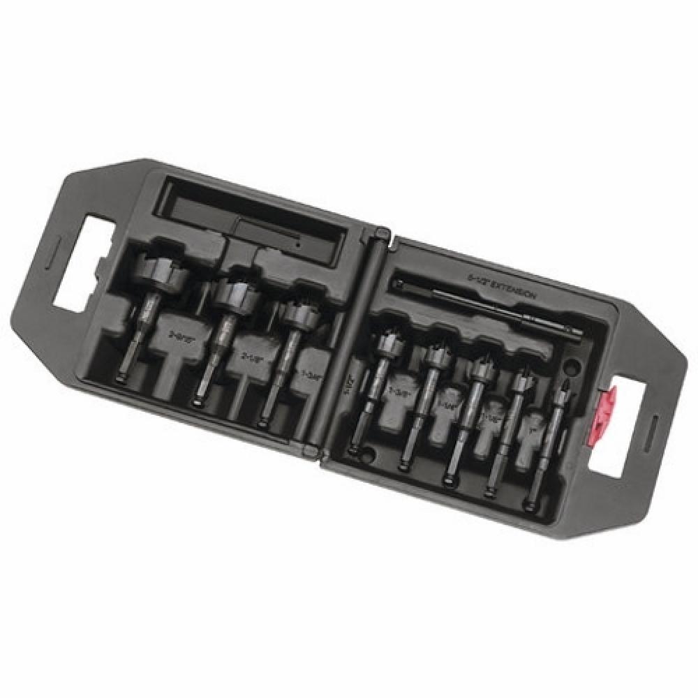 9 PIECE SELF-FEED BIT KIT