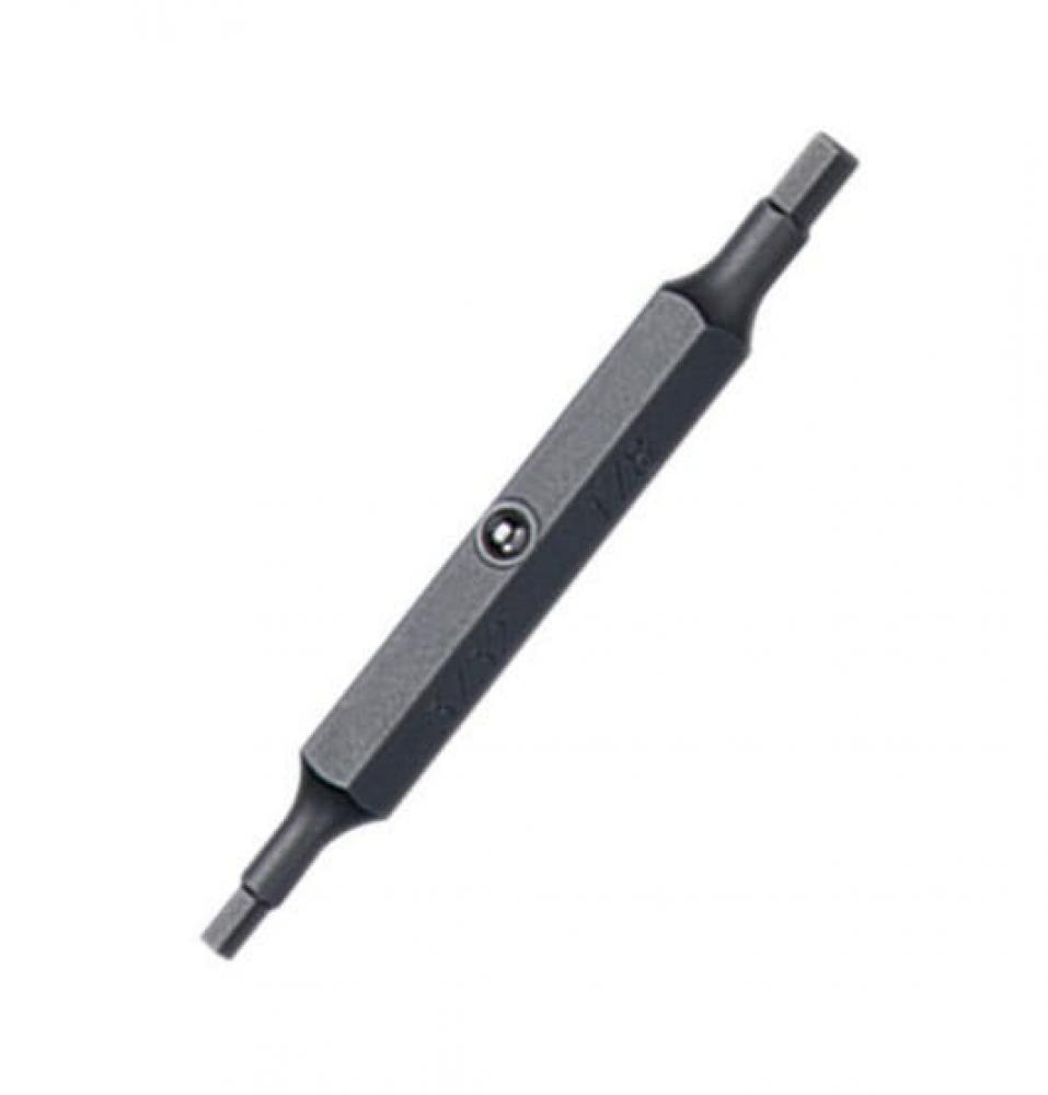 1 4&#34; SLOTTED- 2 SQ RECESS BIT