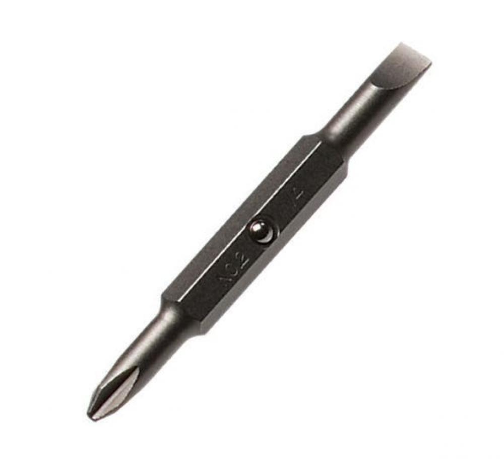 3 16&#34; SLOTTED- 1 PHILLIPS BIT