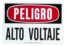 Ideal Industries 44-865 - SGN-DANGER HI VLT SPANISH