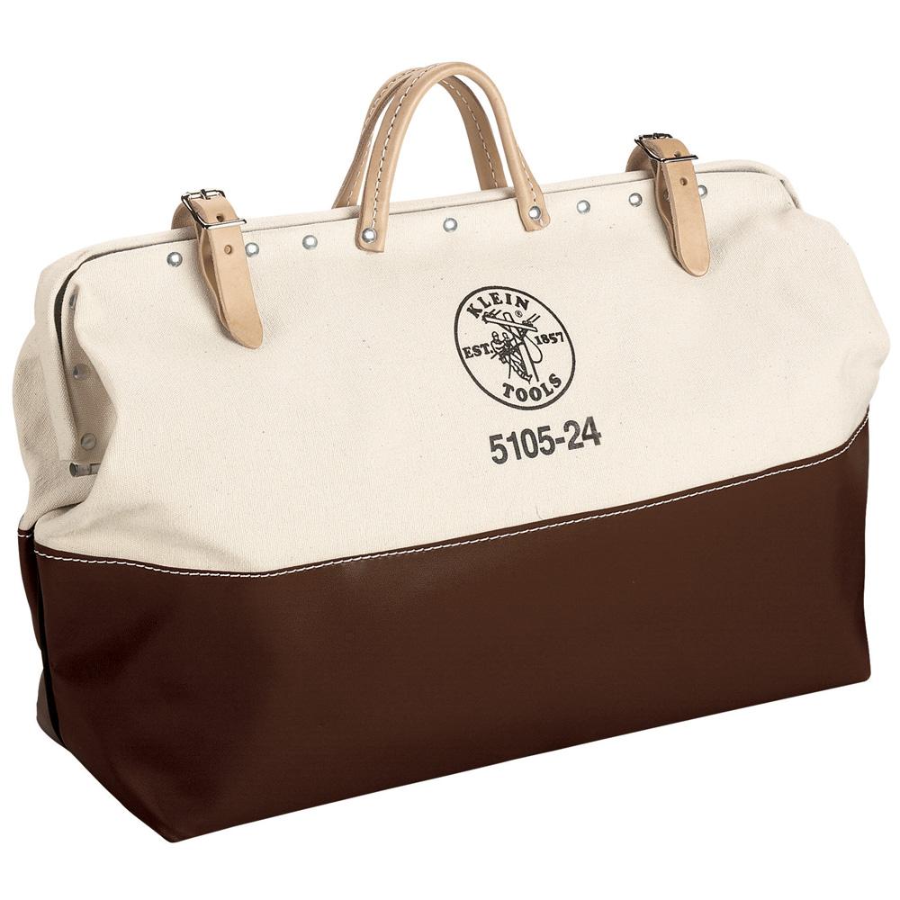24&#34; High-Bottom Canvas Tool Bag