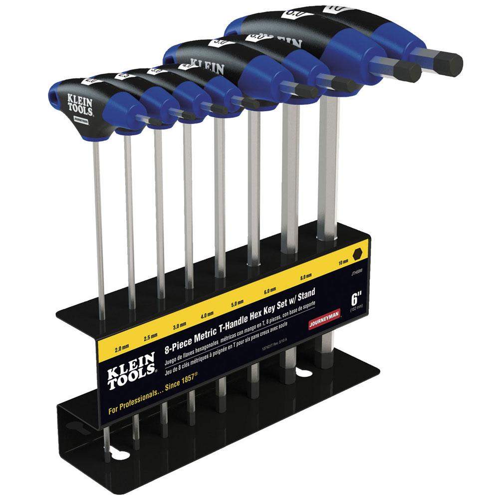 6&#34; Metric T-Handle Set 8 Pc