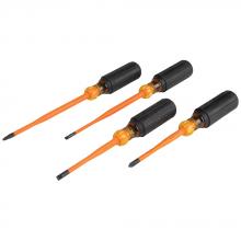 Klein Tools 33734INS - Slim-Tip Insul Screwdrivers, 4-pc