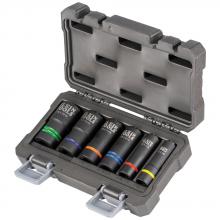 Klein Tools 66090 - 2-In-1 Slotted Socket Set, 6 Pc