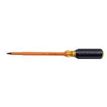 Klein Tools 661-7-INS - Screwdriver, Insul, #1 Square, 7" L