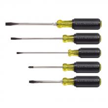 Klein Tools 85075 - Cushion-Grip Screwdriver Set, 5 Pc