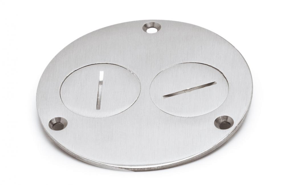 4&#34; AL ROUND SCREW PLUG COVER FOR DUPLEX