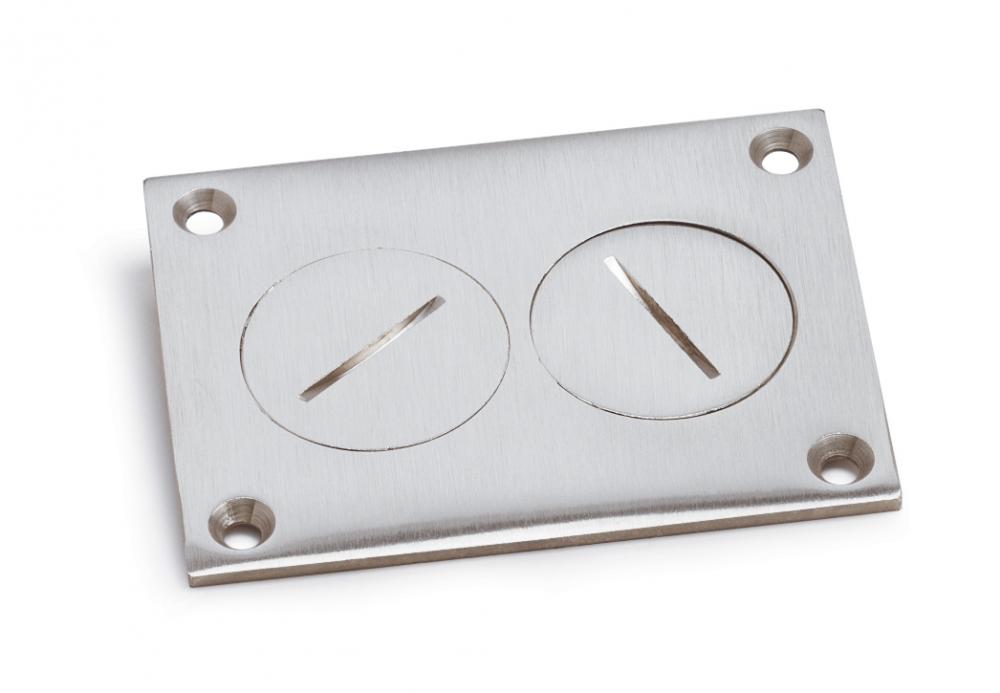 ALUMINIM, RECTNGULAR SCREW PLUG COVER