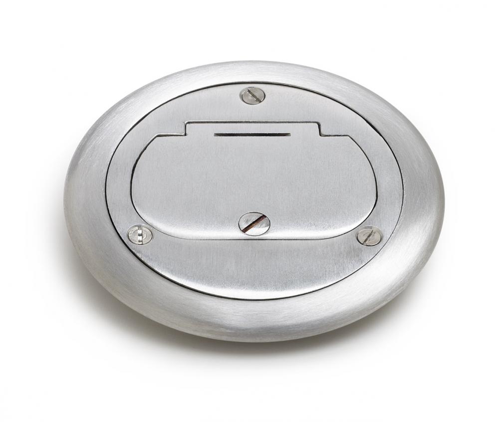 ALUMINUM ROUND FLANGED COVER FOR GFI