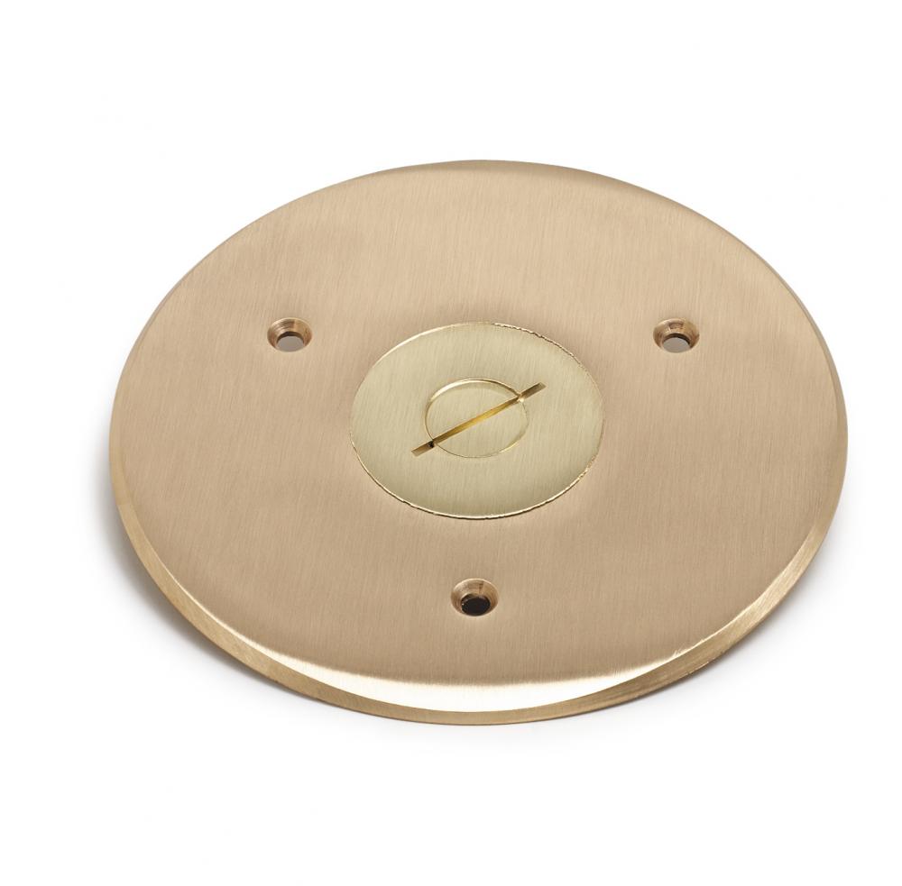 BRS RND TILE/CRPT PLT, 6410-1/2 COM PLG
