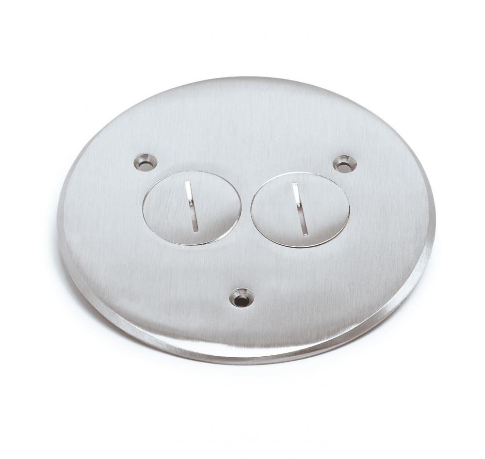 AL, RND SCRW PLUG TILE/CARPET PLT, DPLX
