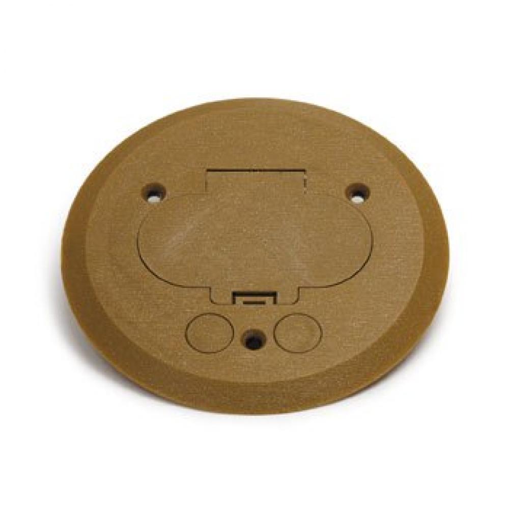 ROUND GOLD PLASTIC COVER FOR GFI