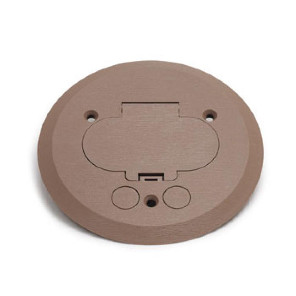 ROUND TAN PLASTIC COVER