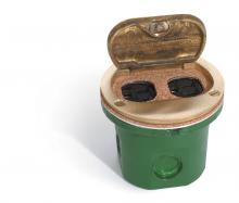Lew Electric Fittings 812DFBW/DFB-1 - WOOD FLOOR BOX WITH DFB-1 COVER