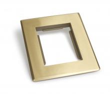Lew Electric Fittings CF-1101-DFB - 1 GANG BRASS CARPET FLANGE