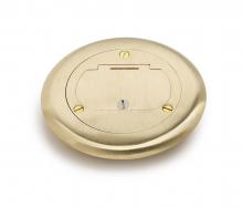 Lew Electric Fittings DCF-1-X-GFI - BRASS ROUND FLANGED COVER FOR GFI