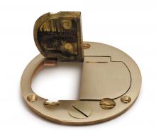 Lew Electric Fittings DFB-LR-1/2 - 4" BRASS DUAL FLIP LID FOR 612RSS