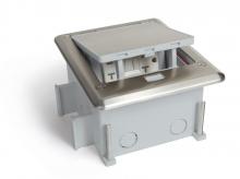 Lew Electric Fittings OB-1-SP - OUTDOOR BOX WITH PUSH BUTTON OPNG, STN