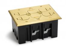 Lew Electric Fittings PB3-FPB - THREE GANG POLY BOX W/RRP-6-FPB COVER