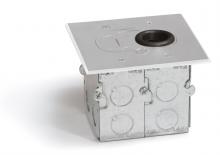 Lew Electric Fittings RCFB-1-A - ALUMINUM SINGLE GANG RECESSED FLOOR BOX