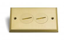 Lew Electric Fittings RRP-2-SPB - BRASS SCREW COVER FOR 1101-PB