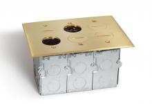 Lew Electric Fittings SWB-6 - SCREWLID 3 GANG BOX, 3-DPLX & 1-QUAD