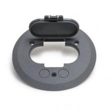 Lew Electric Fittings PFC-S-GFI - ROUND SILVER PLASTIC COVER FOR GFI