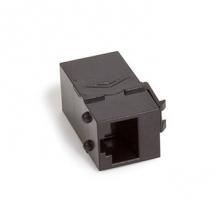 Lew Electric Fittings L310-106BK - BLK VOICE MODULAR COUPLER
