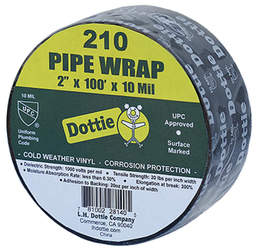 2 X 100&#39; 10 MIL PIPE WRAP Pipe Wrap 10 Mil