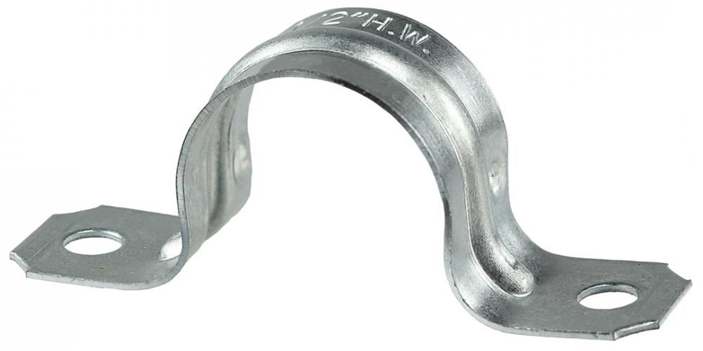 3/8&#34; Two Hole Pipe Strap 22 ga.