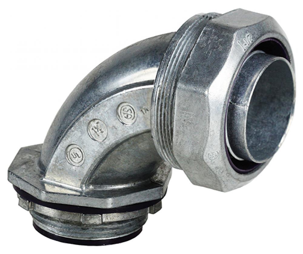 3/8&#34; Die Cast Liquid Tite Connectors 90 Degr
