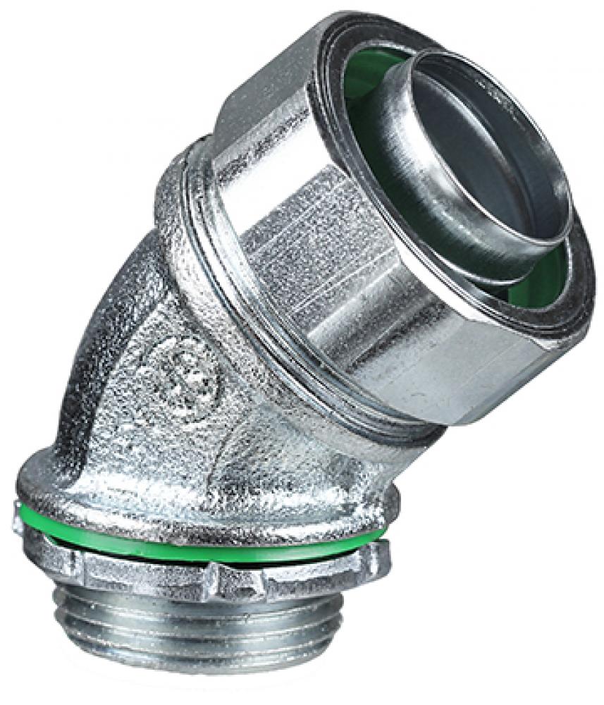 3/8&#34; Steel Liquid Tite Connectors 45 Degree