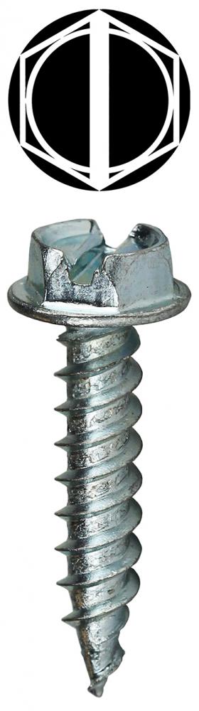 8 X 1/2 Sharpeez Slotted Hex Washer Head Metal P