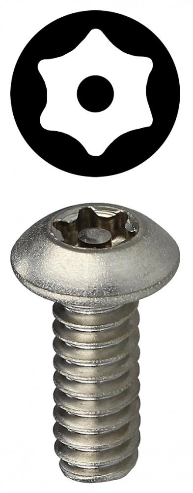 6-32 X 1/2 Star Pin Button Hd.Tamper Proof Machi
