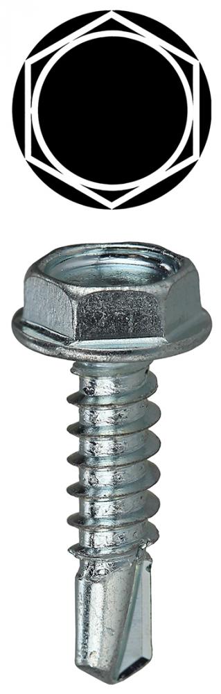 6 X 1/2 Hex Washer Head Self Drilling Screws