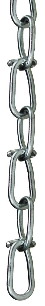 1/0 11ga. Double Loop Chain Bright Galvanized