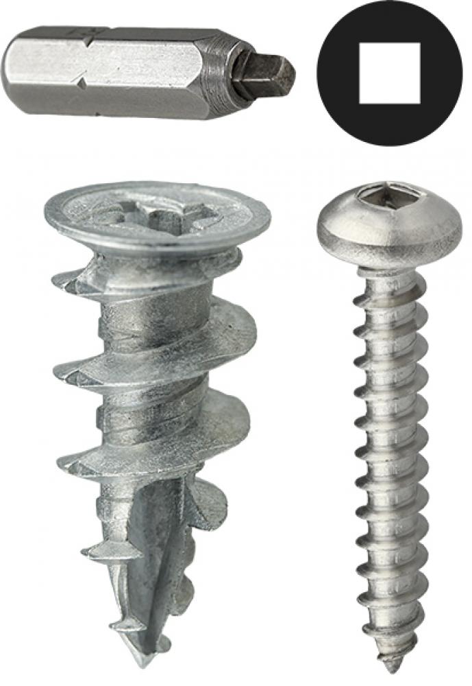 #6 Anchor Kit Wall Driller ( Zinc ) Includes Squ