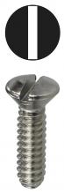 LH Dottie 414SS - 6-32 X 1/2 Stainless Wall Plate Slotted Oval Hea