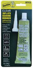 LH Dottie RTV3 - 3 oz. RTV Silicon Sealant Clear - Tube
