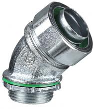 LH Dottie SL4538 - 3/8" Steel Liquid Tite Connectors 45 Degree