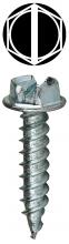 LH Dottie SP812 - 8 X 1/2 Sharpeez Slotted Hex Washer Head Metal P