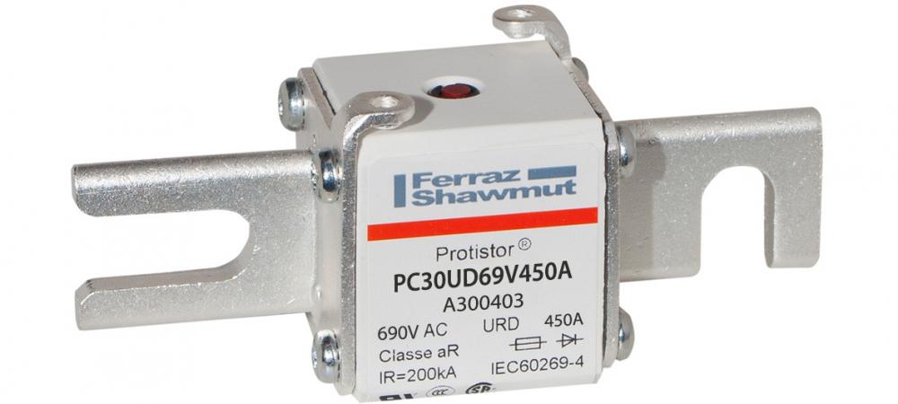 High-Speed Fuse 30 aR 690VAC 450A Striker DIN 80