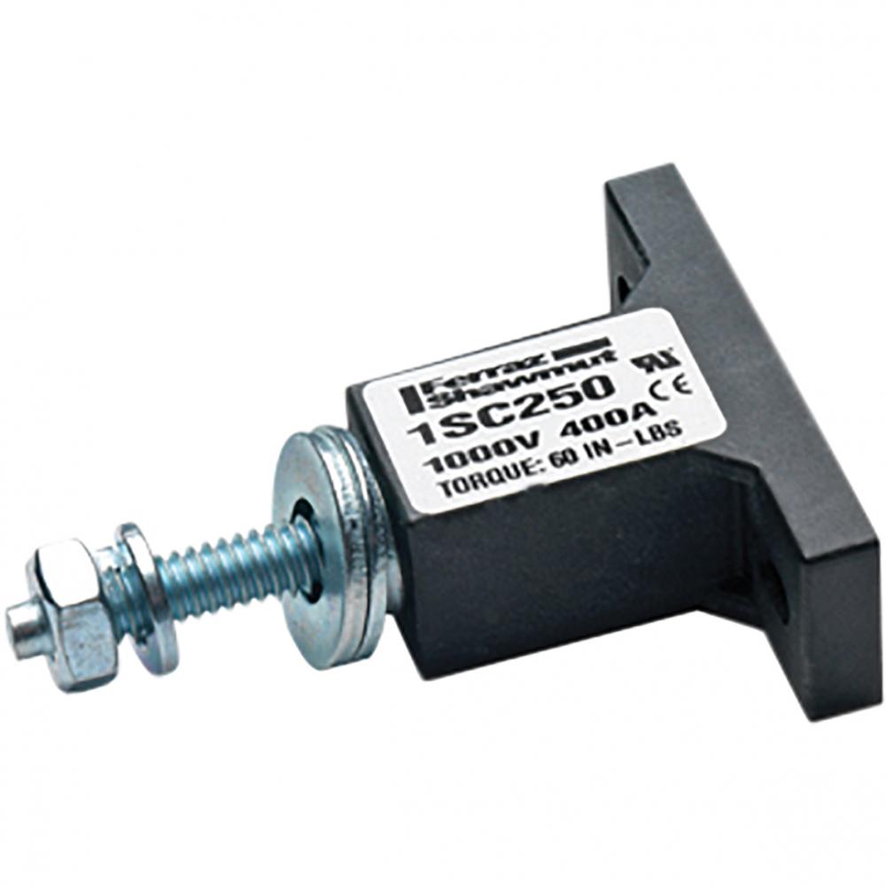 Fuse Block 1500VAC 1500VDC 400A 1-Pole Stud 1/4